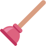 plumber icon graphic Cartoon Graphic of a bright Light Bulb.